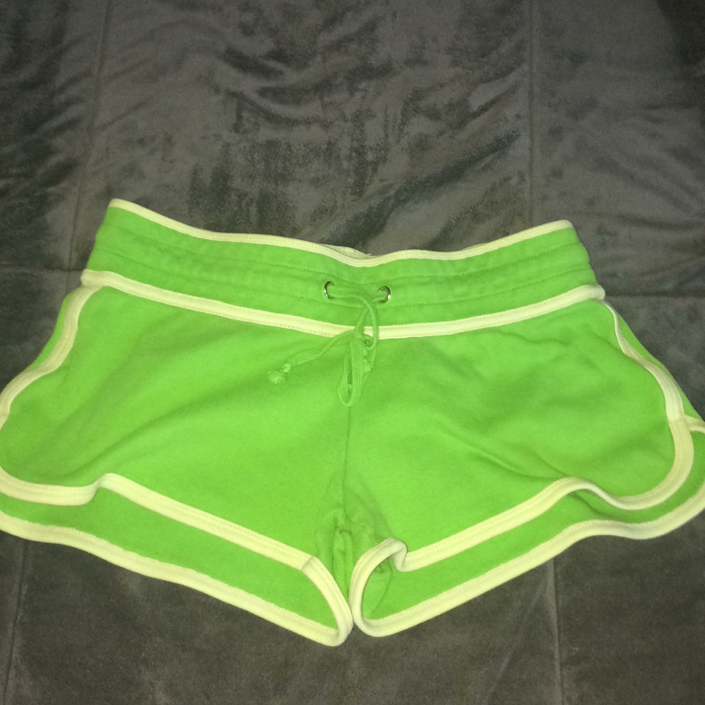 Green shorts